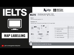Computer Based IELTS Listening Test Demo | IELTS Listening Map Labelling #idpielts #britishcouncil