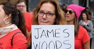 Elizabeth Perkins Names James Woods During March Against Sexual Harassment