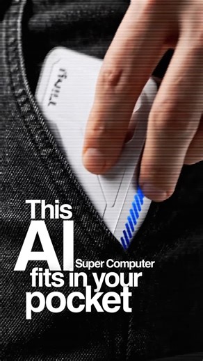 Paras Madan | Startups • Tech on Instagram: "World’s Smallest Computer 💻 Tiny AI can fit inside your pocket and can do everything a normal computer can #computer #tech"