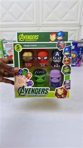 Avengers Puppet Toy Set Unboxing & Testing with asmr #Spiderman #toys #remotecontrol