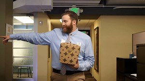Upgrade your status to “Bagel Hero” with 13 fresh-baked bagels and 2 tubs of shmear for only $10. Get your $5 off coupon below and watch these Bagel Heroes save the day at the office with a box of Einstein Bros. Bagels. www.einsteinbros.com/bagelhero | Einstein Bros. Bagels