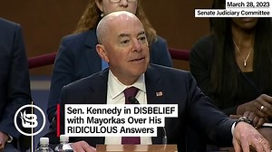 53K views · 3.1K reactions | Sen. Kennedy was in DISBELIEF at Mayorkas' ridiculous answers on Biden's border crisis: "Did you just parachute in from another planet, Mr. Secretary? Because you're the only person in the milky way who believes that we're not having massive, massive illegal immigration into America." | Conservative Review | Facebook