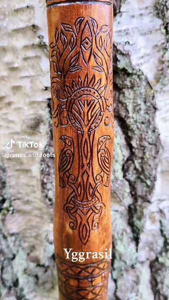 Explore Yggdrasil: The Raven's Shield Staff Unveiled