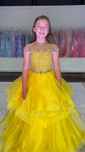 24 reactions · 4 comments | little girl pageant gown! Style no. C354...