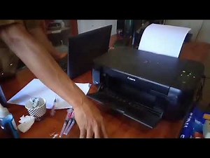 Cara mengisi tinta printer Canon mp280/287