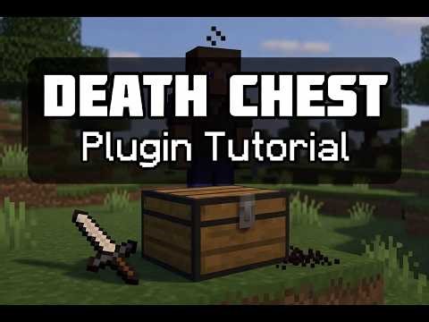 Death Chest Plugin Tutorial - Items Saved in a Chest When You Die! (1.21)
