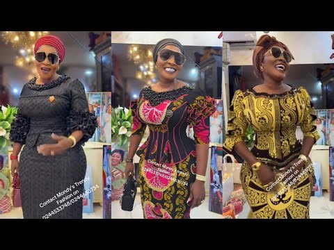 🇬🇭LATEST & STYLISH FUNERAL OUTFITS FOR FASHIONABLE GHANAIAN LADIES