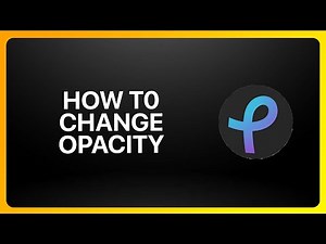 How To Change Opacity In Pixlr Tutorial
