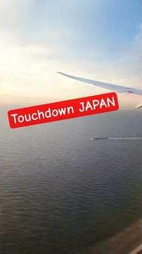 Landing in Tokyo — Stunning Plane Window View! ✈️🇯🇵