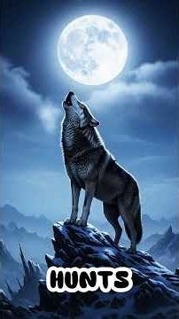 Why do wolves howl — and is it really their way of “talking to the moon”?🐺#shorts