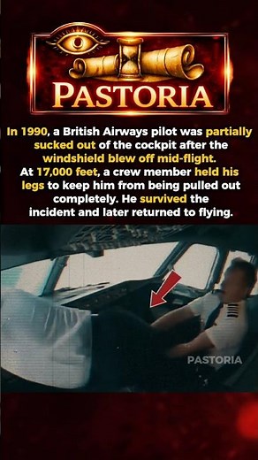 A Pilot Was Sucked Out of the Cockpit at 17,000 Feet#history #shorts