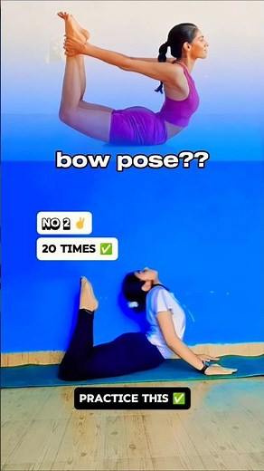 BOW POSE TUTORIAL | Yoga With Kassandra #shorts #viral
