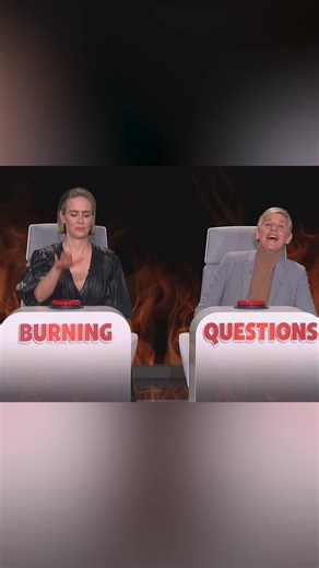 627K views · 10K reactions | Sarah Paulson answered my burning questions 藍  | Ellen DeGeneres | Facebook