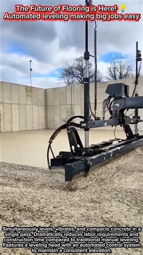 The Future of Flooring is Here! 💡 Automated leveling making big jobs easy