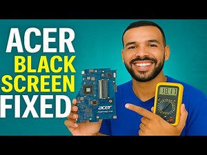 Acer Laptop Black Screen FIXED Live - Watch This Before You Throw It Away
