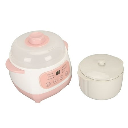 MGAXYFF 1L Electric Stew Pot Smart Ceramic Soup Porridge Cooker - Walmart.ca