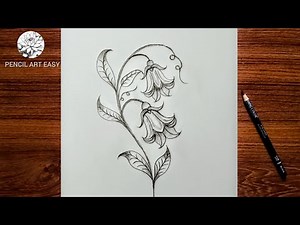 How to beautiful flower drawEasy flower drawing tutorial