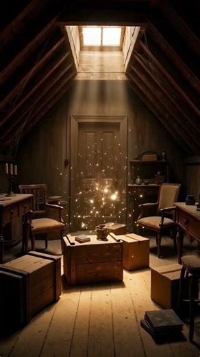 Dust and dreams. ✨🏚️ #magic #attic #nostalgia #fantasy