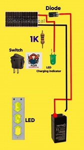 led bulb with solar panel connection diagram