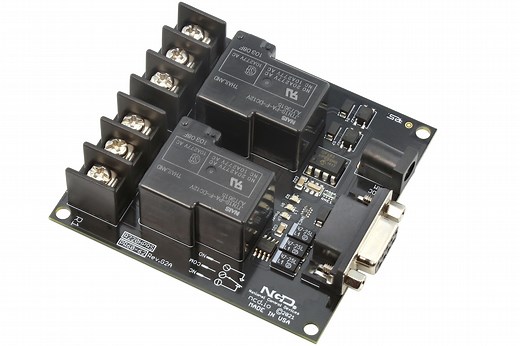 RS-232 2-Channel High-Power Relay Controller with Serial Interface LOW COST - NCD Store