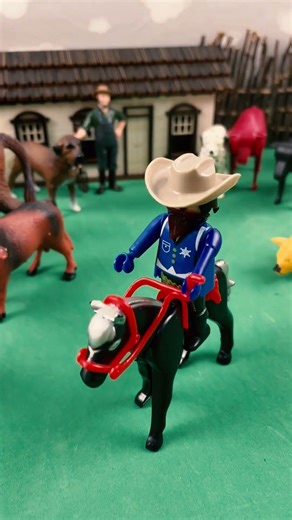 PLAYMOBIL RIDING A HORSE / PLAYMOBIL ANDANDO A CAVALO