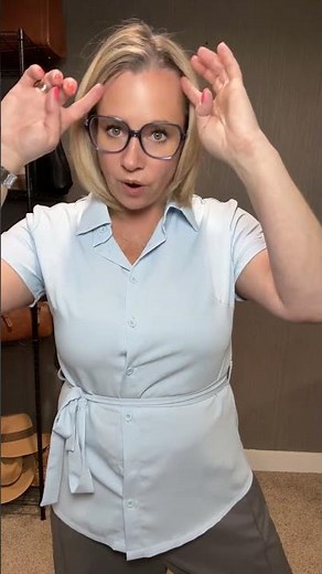Button down blouse that adds a touch of flair to any outfit