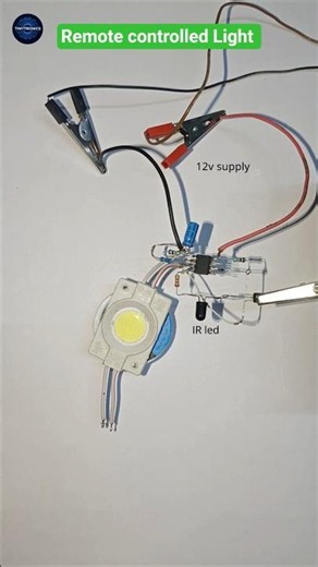 Remote controlled Light By NE555 Timer ic #shorts #scienceproject #diy