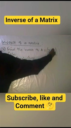 inverse of a matrix