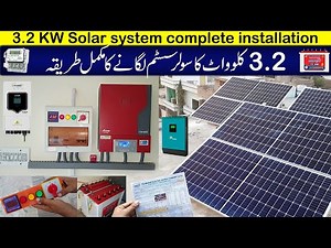 3.2 KW Solar system complete installation guide | Aerox 3.2 KW inverter | system cost