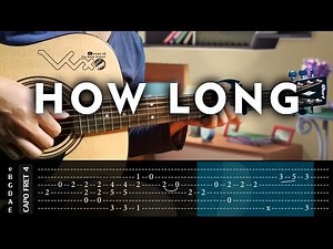 Charlie Puth - How Long - Cover (Fingerstyle Guitar Cover) With Tabs Tutorial (Lesson)