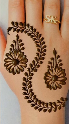Easy and simple mehndi designs | Arabic Mehndi designs | #mehndi #skmehandi