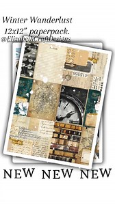 Coming soon! The new Winter Wanderlust Collection from Planner Essentials will be available on the website and in local stores from December 3rd. This magical collection is designed so you can capture your favourite winter moments with ease 😍 Do you love the papers in this collection? Let us know in the comments. #elizabethcraftdesigns #papercrafting #winterwanderlust | Elizabeth Craft Designs