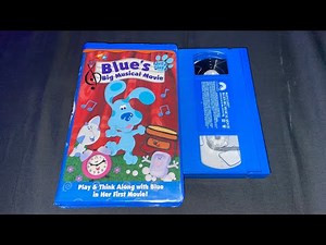 Opening To Blue’s Clues: Blue’s Big Musical Movie 2000 VHS