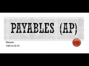 Oracle Fusion Cloud Financials Training ||Payables Theory|| Training in Telugu