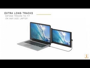 Make Your Laptop DUAL Screens - How SideTrak® Slide Portable Monitor Works