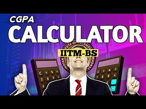 IITM-BS CGPA Calculator | Foundation Level CGPA | CGPA CALCULATOR IITM BS Program | CGPA FORMULA