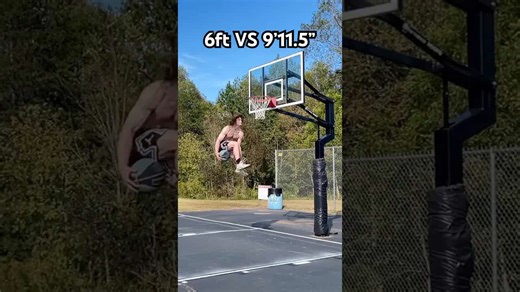 6ft guy INSANE Underboth legs dunk #dunk