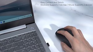 Rapoo 9010M Multi-Mode Wireless Keyboard & Mouse Combo ✨ Ultra-slim...