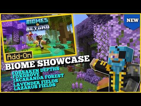 Forsaken Depths & Lazarus Fields ¦ Biomes & Beyond Add On ¦ Biome Showcase ¦ Minecraft Bedrock ¦ Daz