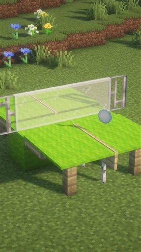 tennis table or ping pong table tutorial #minecrafttutorial