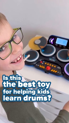 VTech Toys USA | Let the good times (drum) roll. 🥁 Kidi Star Drum Pad lets kids MAKE and RECORD their own music, along with game challenges to help them hit... | Instagram