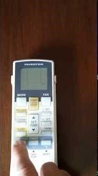 How to set timer on Fujitsu air conditioner