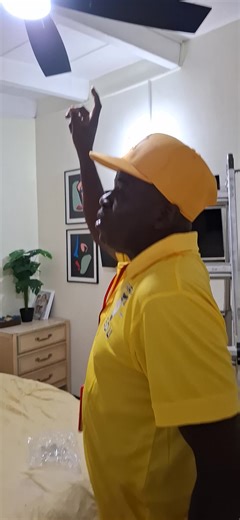 registered electrician recently installed 52 inches ceiling fan with remote control. #ceilingfan #electricalcircuits #fancontroller #electricawork ##electrician