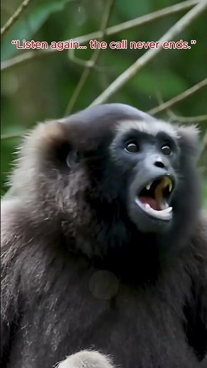 Real Voice of the Silvery Gibbon! #original #naturesvoice #animals #wildlife #birdsound