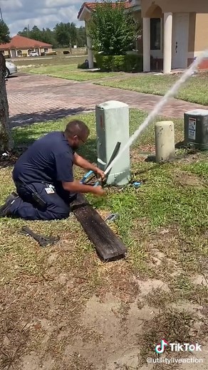 Curb Stop Installation for Leaking Service Lines