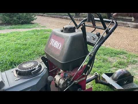 How to start toro proline 48 inch walk behind mower