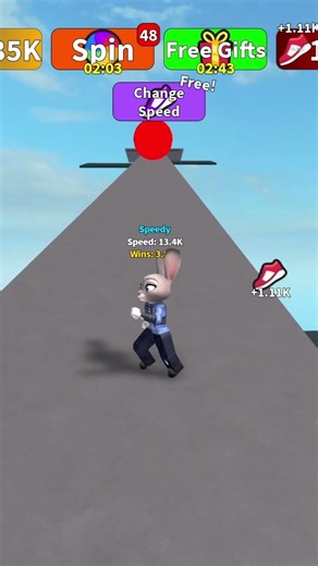 Judy Play +1 Step Speed😃🤭