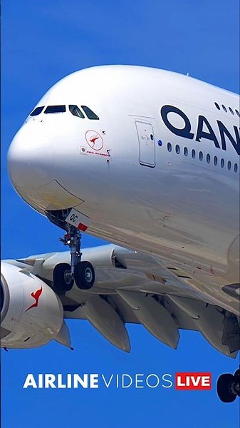 Qantas Airbus A380 arrives at Los Angeles International Airport (LAX) on July 25th, 2026!