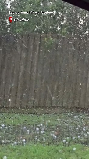 274K views · 1.1K reactions | Incredible vision of hail hitting the water at Manly, and at Birkdale on Brisbane's bayside where parents felt like sitting ducks waiting in their cars at school pickup. Read more on Monday's storm at the Courier Mail. | Courier Mail | Facebook