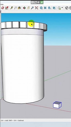 Components onto Faces in Sketchup tutorials! #sketchup #shorts